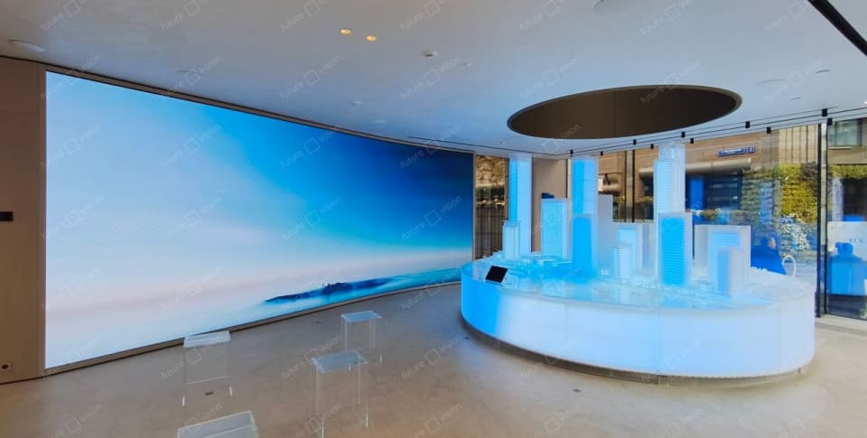 Светодиодная видеостена, офис продаж LEGENDA