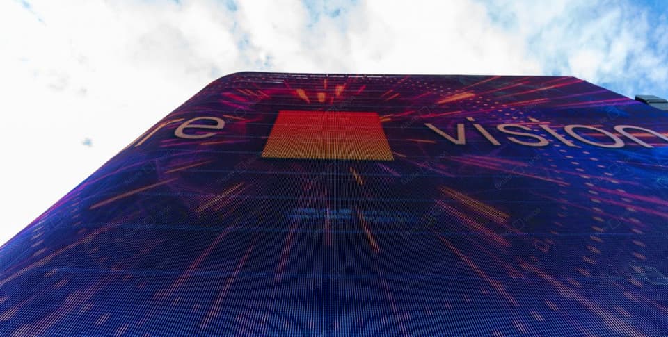 LED медиафасад для гостиницы Villa Rauza